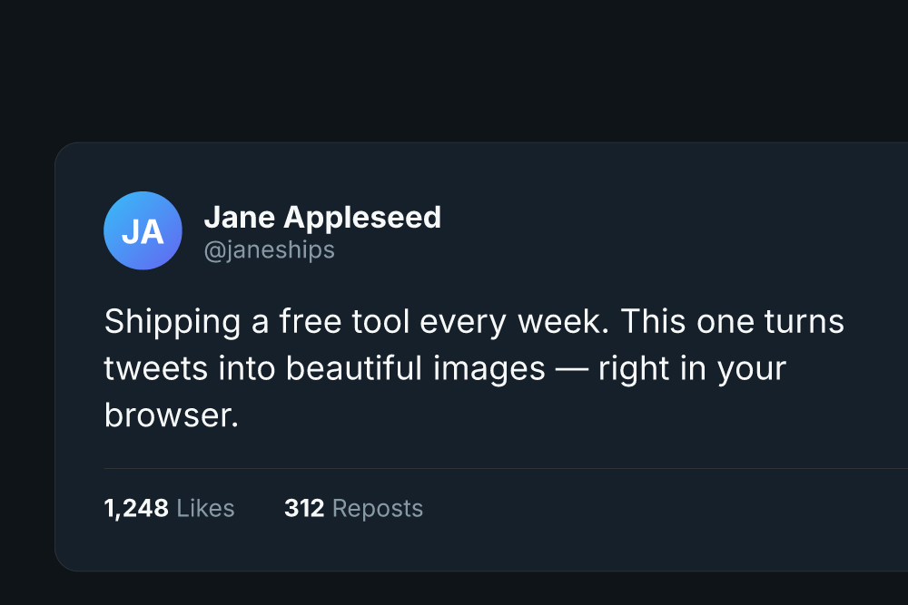 Dark Mode example