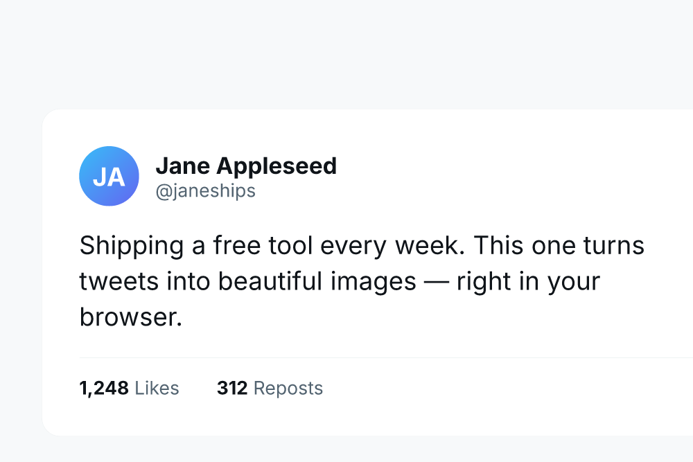 Light Mode example
